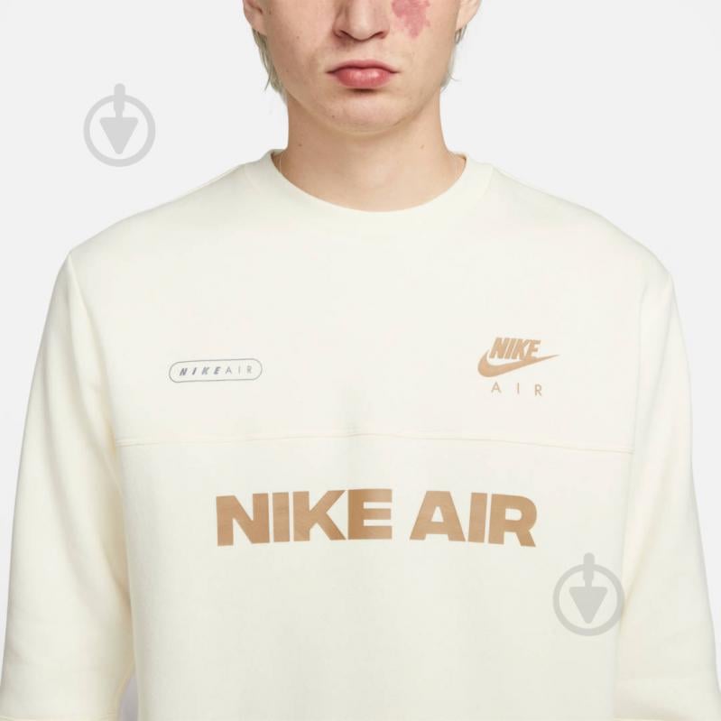 Свитшот Nike M NSW AIR BB CREW DM5207-113 р. S бежевый - фото 3