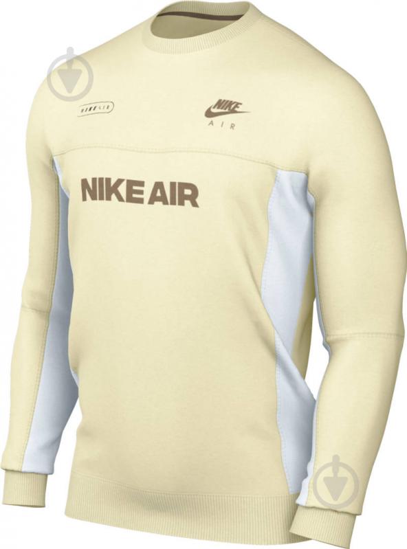 Свитшот Nike M NSW AIR BB CREW DM5207-113 р. S бежевый - фото 6