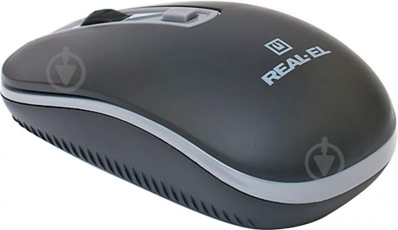 Мышь REAL-EL RM-303 Wireless black/grey - фото 4