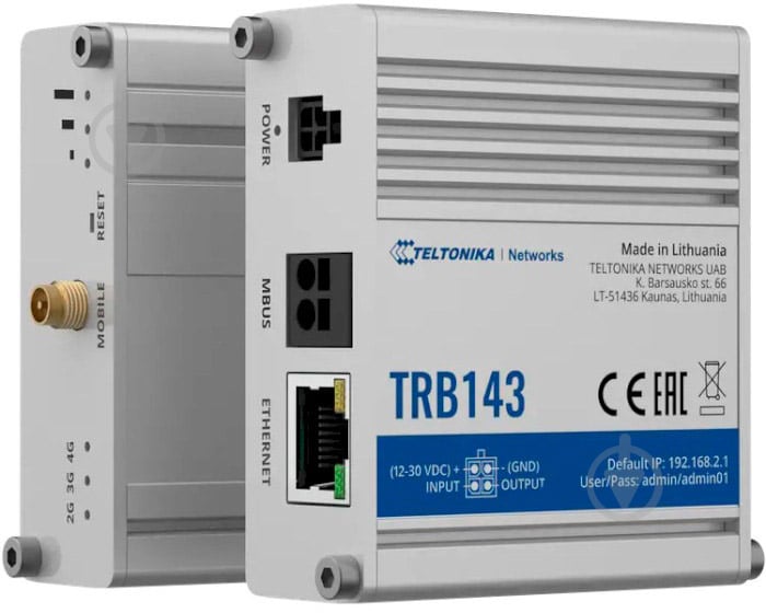 Роутер Teltonika TRB143 4G LTE (TRB143000000) - фото 3