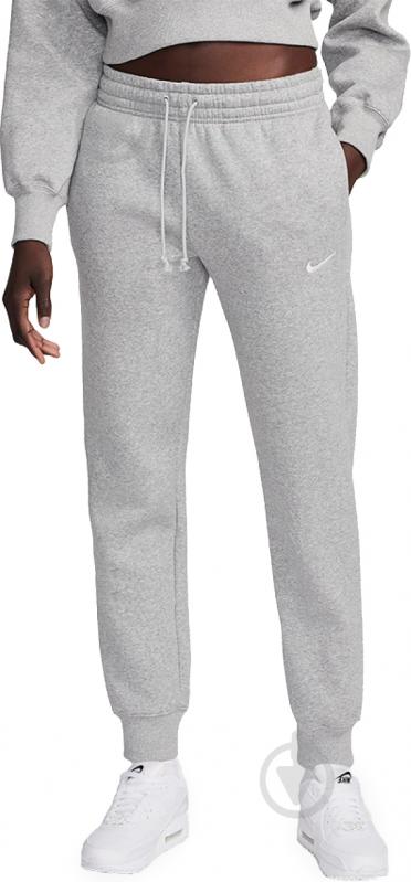 Брюки Nike NSPHNX FLC MR PANT STD FZ7626-063 р. XS серый - фото 1