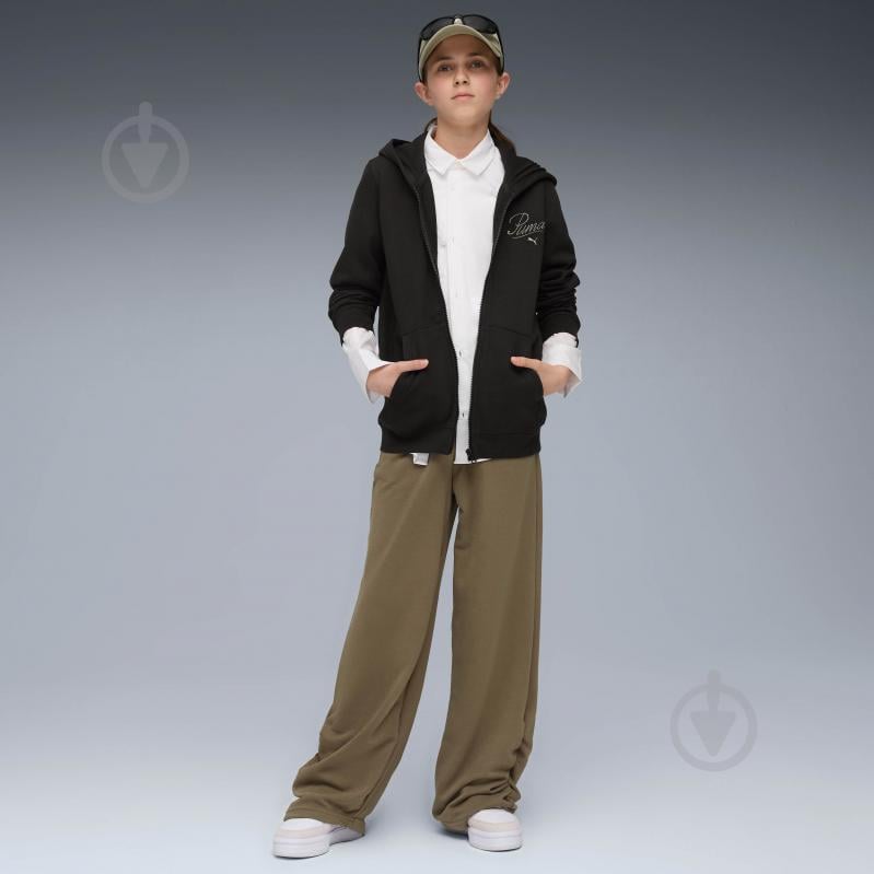 Джемпер Puma ESS SCRIPT Full-Zip Hoodie FL G 68925301 черный - фото 3 Джемпер Puma ESS SCRIPT Full-Zip Hoodie FL G 68925301 черный - фото 3