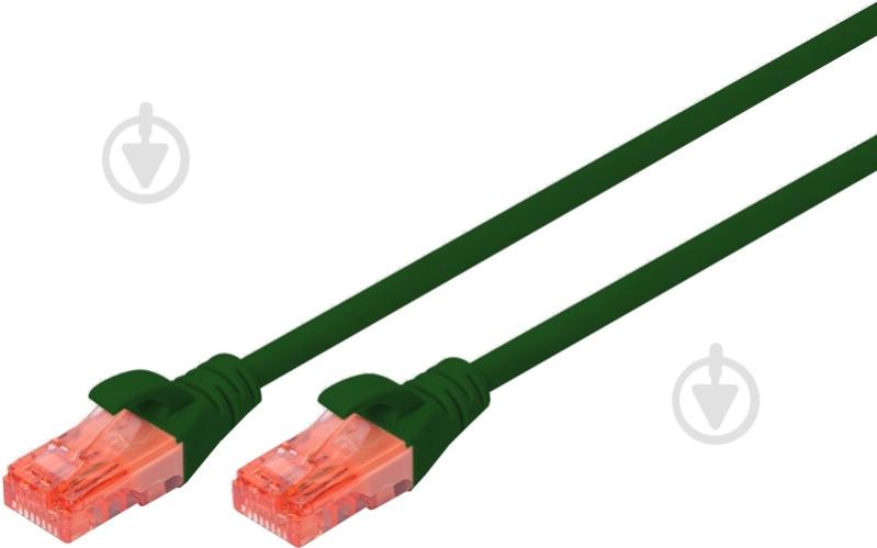 Патч-корд Assmann CAT6 U/UTP DK-1617-100/G 10 м зелений - фото 1