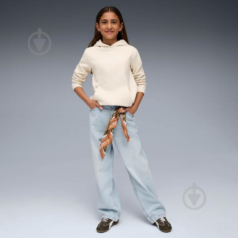 Джемпер Puma ESS SCRIPT Hoodie FL G 68872887 бежевий - фото 3 Джемпер Puma ESS SCRIPT Hoodie FL G 68872887 бежевий - фото 3