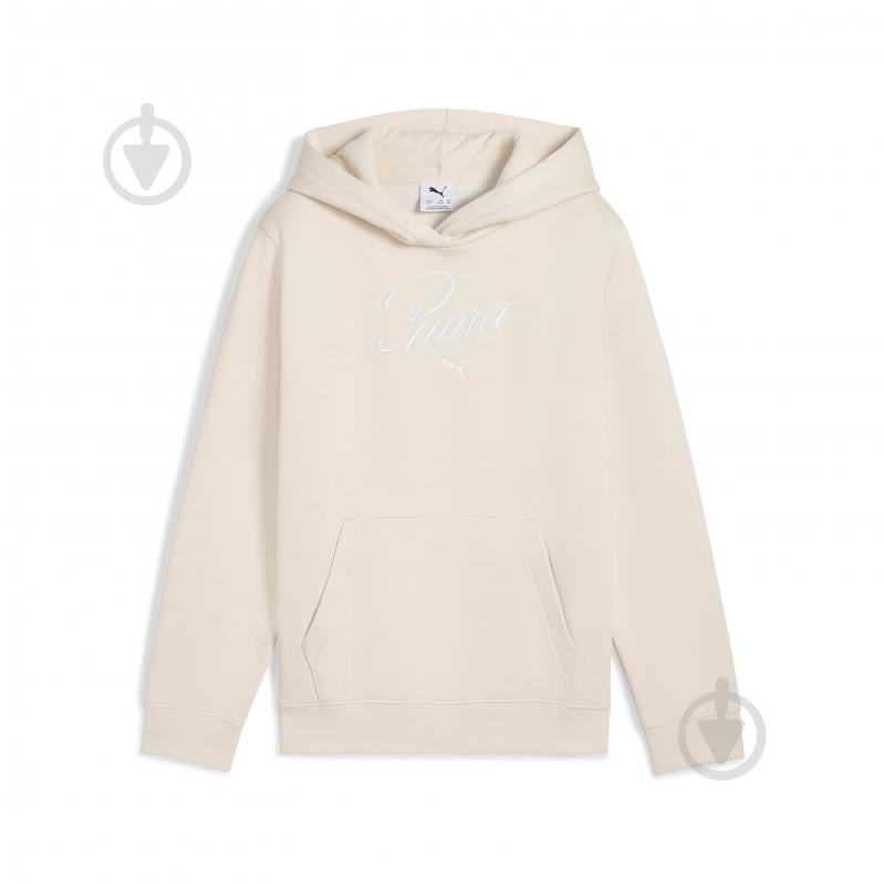 Джемпер Puma ESS SCRIPT Hoodie FL G 68872887 бежевий - фото 4 Джемпер Puma ESS SCRIPT Hoodie FL G 68872887 бежевий - фото 4