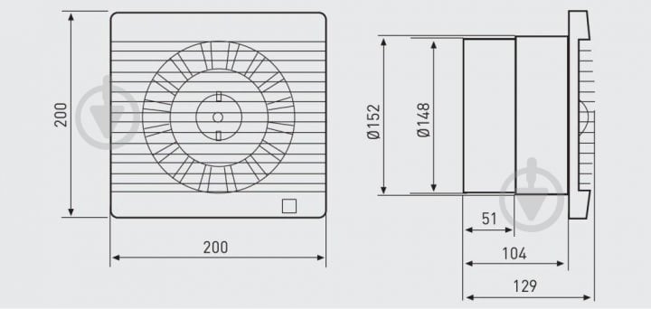 Вытяжной вентилятор Soler&Palau для ванной DECOR-300 C - фото 7