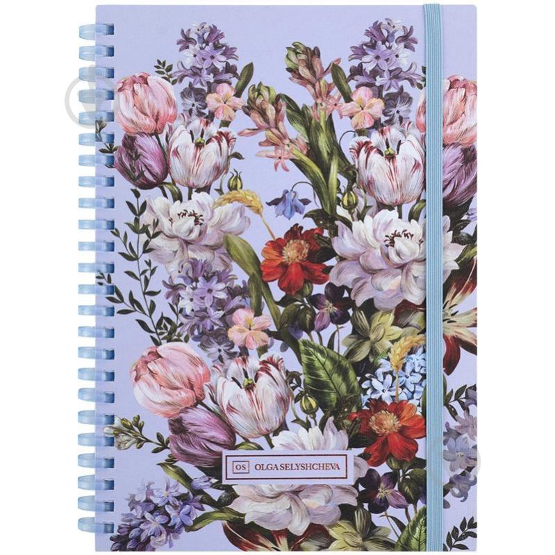 Блокнот Axent А5 80 арк. клітинка OS Spring flow - фото 1