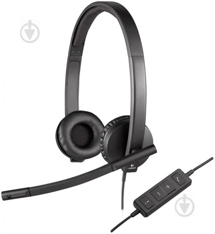 Гарнитура Logitech H570e Stereo black - фото 2