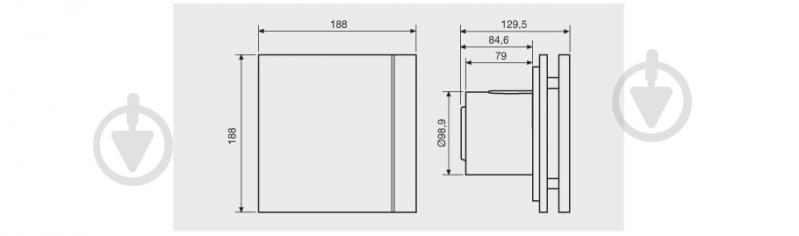 Витяжний вентилятор Soler&Palau для ванної з таймером SILENT-100 CRZ DESIGN - фото 10