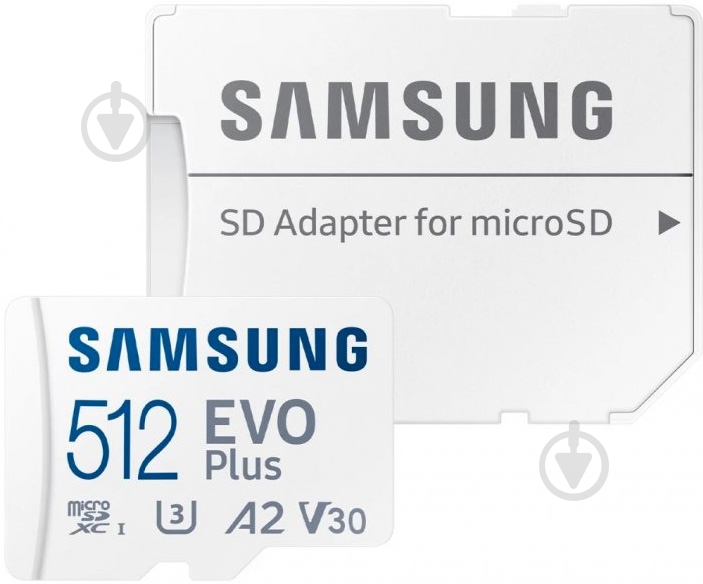 Samsung microSDXC 512 ГБ Class 10UHS-I Class 3 (U3) (MB-MC512KA/EU ) EVO+ - фото 1