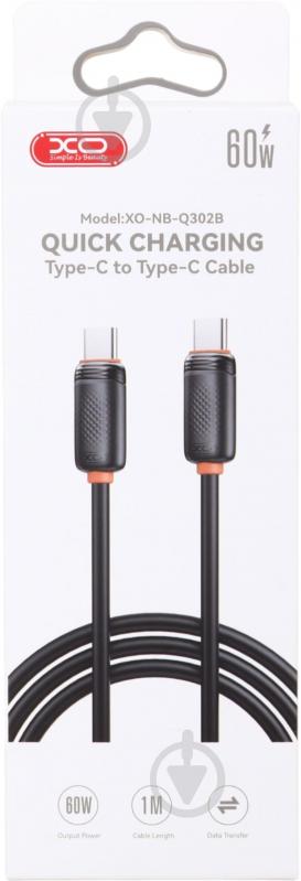 Дата-кабель Xo NB-Q302B-CC 1 м black (NB-Q302B-CC.black) - фото 6