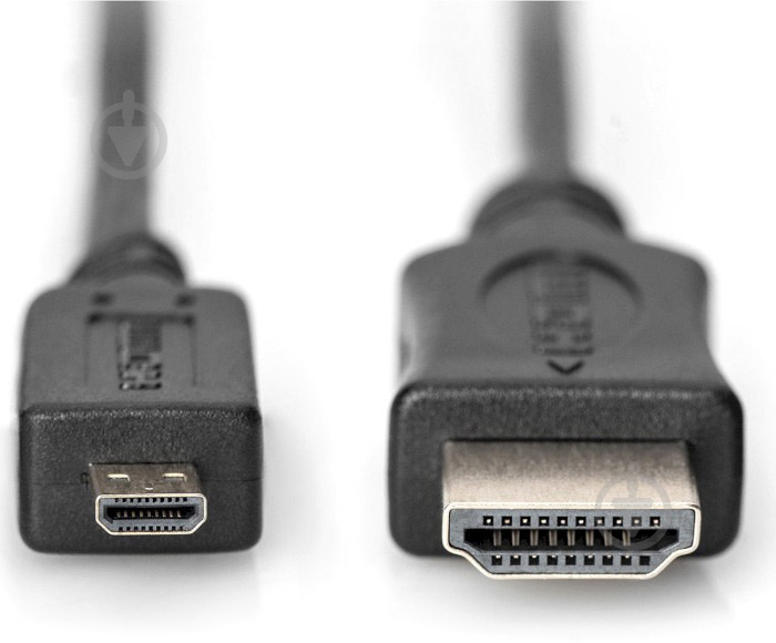 Кабель Assmann HDMI - micro HDMI 2 м black (DB-330109-020-S) - фото 2