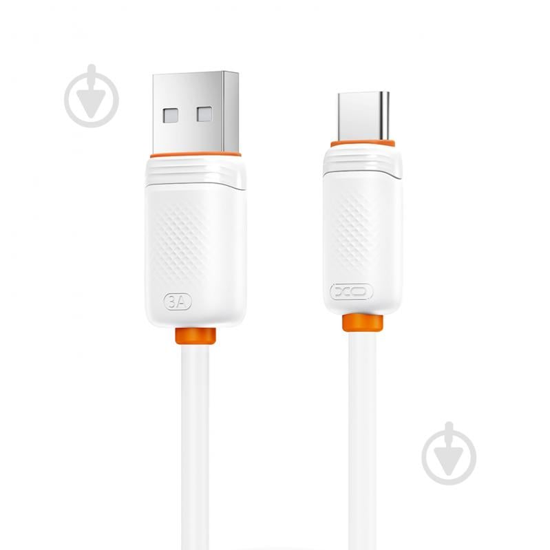 Дата-кабель Xo NB-Q302B-CC 1 м білий (NB-Q302B-CC.white) - фото 1