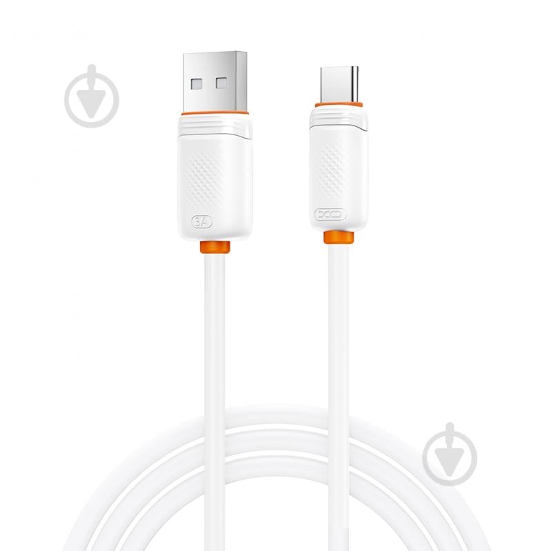 Дата-кабель Xo NB-Q302B-CC 1 м білий (NB-Q302B-CC.white) - фото 3