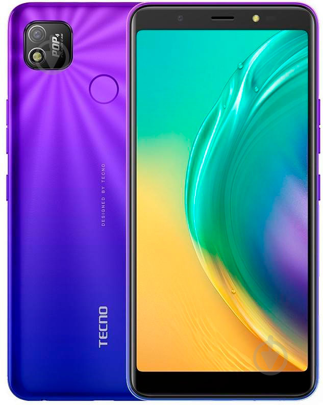 Смартфон Tecno POP 4 2/32GB dawn blue (4895180763090) - фото 1