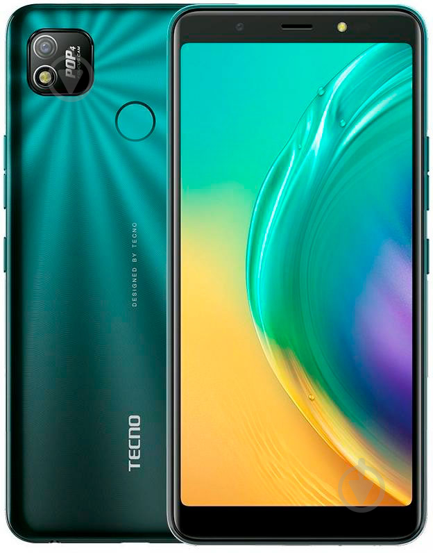 Смартфон Tecno POP 4 2/32GB ice lake green (4895180763106) - фото 1