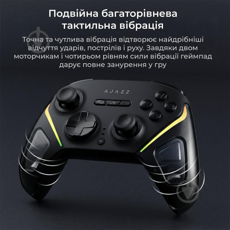 Геймпад беспроводной Ajazz GP100S-B Black с док-станцией (Switch/PC/iOS/Android) - фото 10