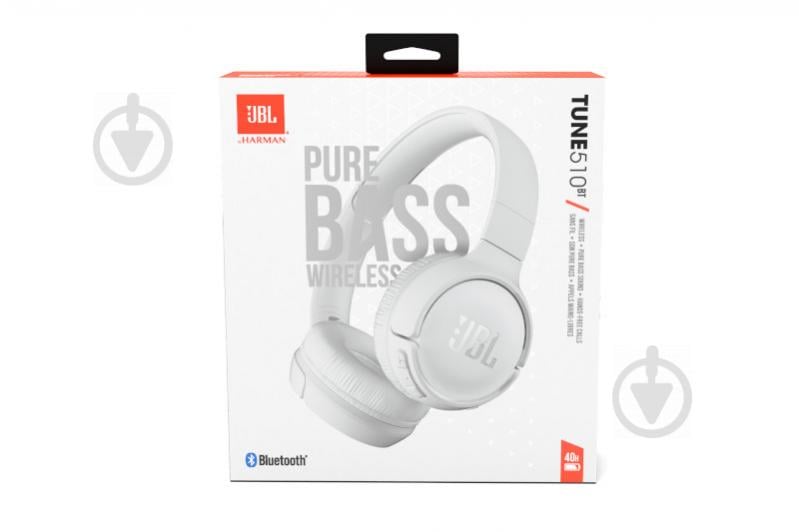 Наушники JBL Tune 510 BT white (JBLT510BTWHTEU) - фото 10