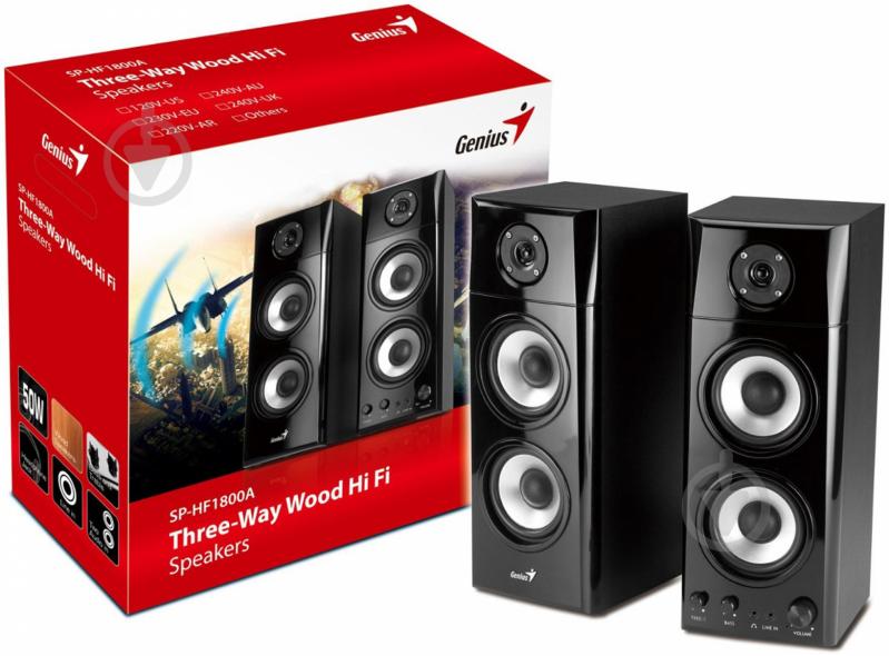 Акустическая система Genius SP-HF1800A (31730908100) 2.0 black - фото 5