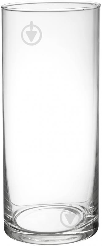 Ваза стеклянная Теамо Цилиндр X021 26 см прозрачная - фото 1