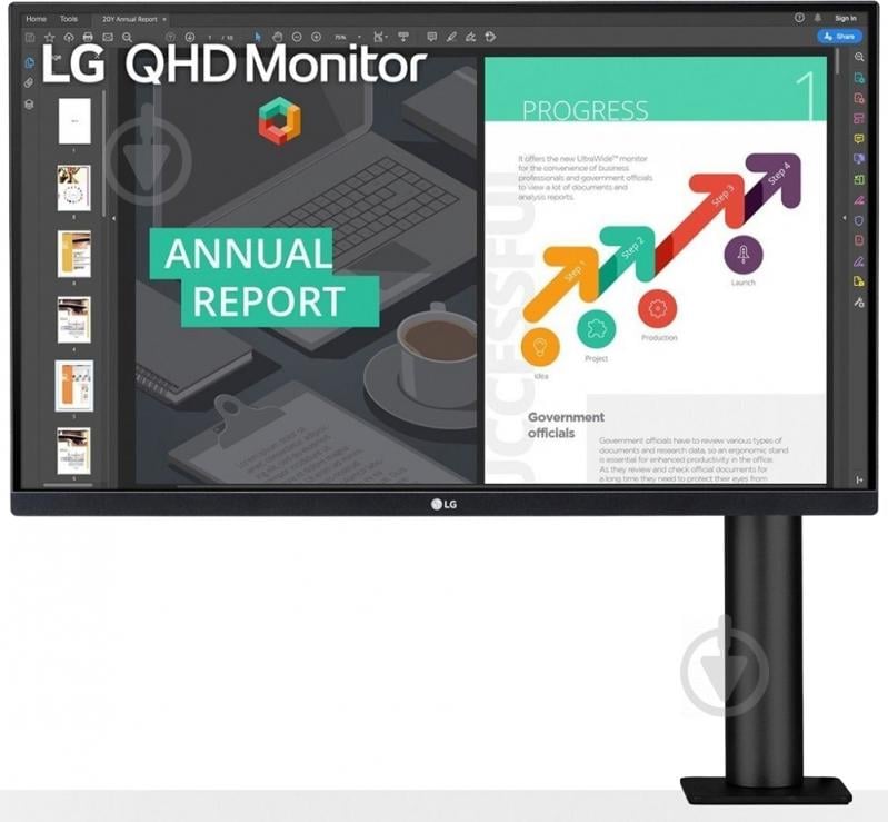 Монитор LG 27" (27QN880-B) - фото 1