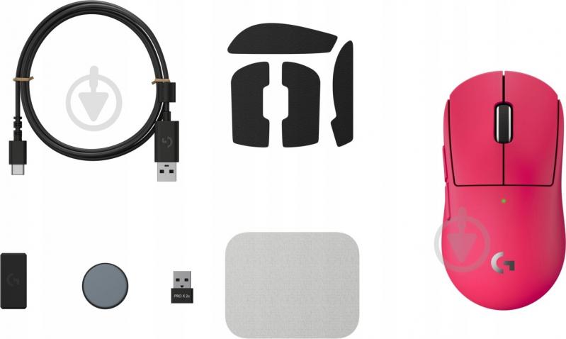 Ігрова миша Logitech G PRO X SUPERLIGHT 2c Compact pink (L910-007545) - фото 8 Ігрова миша Logitech G PRO X SUPERLIGHT 2c Compact pink (L910-007545) - фото 8