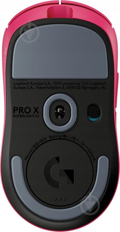 Ігрова миша Logitech G PRO X SUPERLIGHT 2c Compact pink (L910-007545) - фото 6 Ігрова миша Logitech G PRO X SUPERLIGHT 2c Compact pink (L910-007545) - фото 6