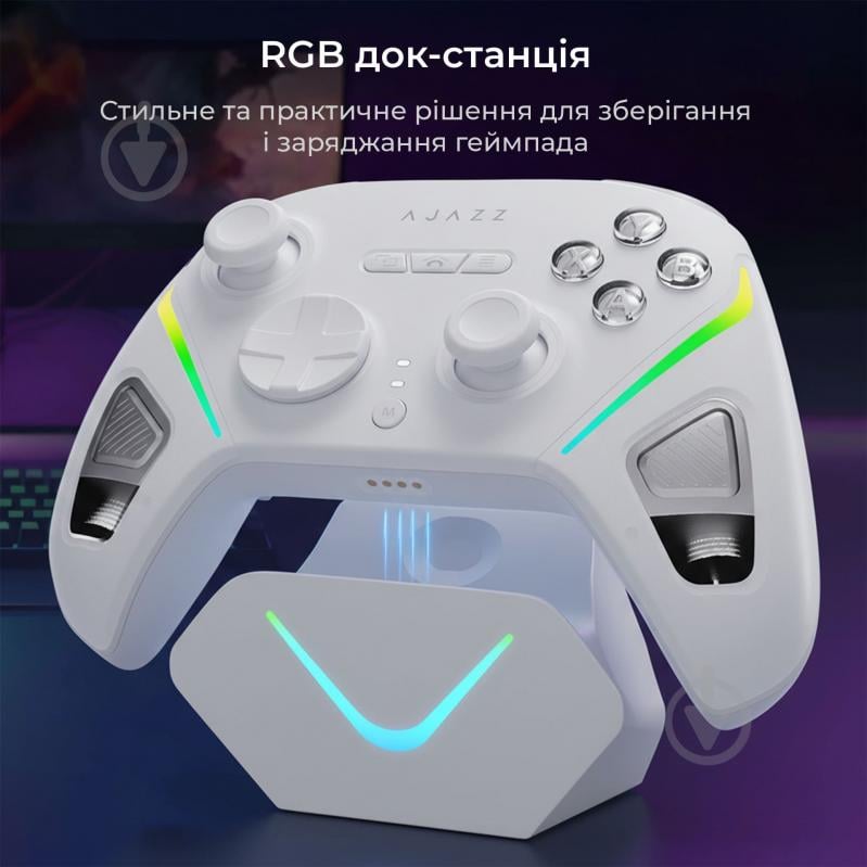 Геймпад беспроводной Ajazz GP100S-W - фото 2