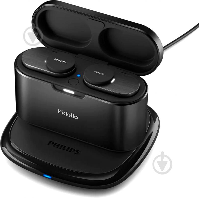 Наушники Philips Fidelio TWS ANC Pro+ Hi-Res IPX4 black (T1BK/00) - фото 4