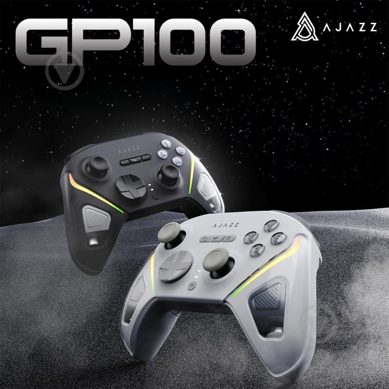 Геймпад бездротовий Ajazz GP100 Black (Switch/PC/iOS/Android) - фото 6