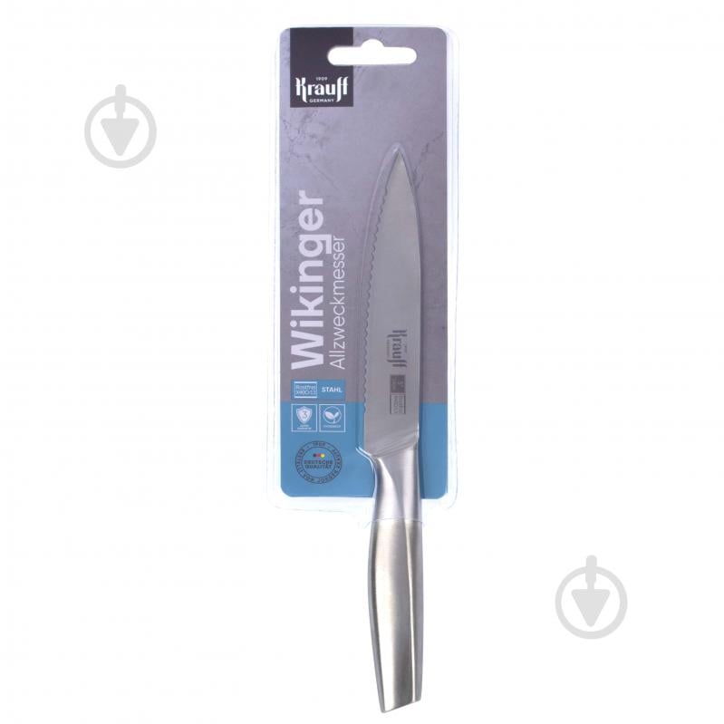 Нож универсальный Krauff Wikinger (зубчатый) 12,6 см 29-305-175 - фото 2 Нож универсальный Krauff Wikinger (зубчатый) 12,6 см 29-305-175 - фото 2