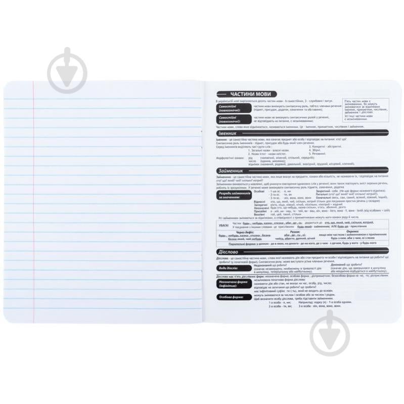 Зошит предметний 24 арк. лінійка Techno українська мова KITE - фото 4