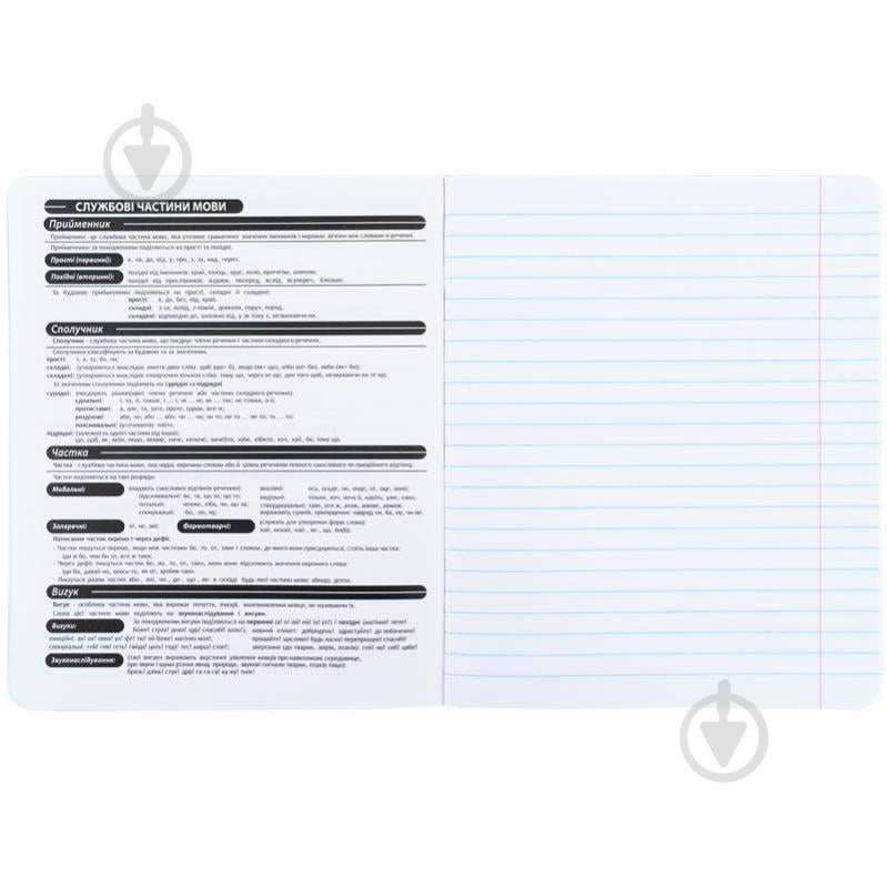 Зошит предметний 24 арк. лінійка Techno українська мова KITE - фото 3