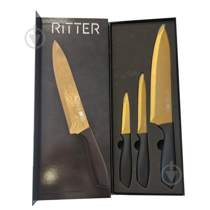 Набір ножів Ritter Gold 3 предмети 29-305-151 - фото 2 Набір ножів Ritter Gold 3 предмети 29-305-151 - фото 2