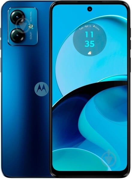 Смартфон Motorola G14 8/256GB sky blue (1011477) - фото 1