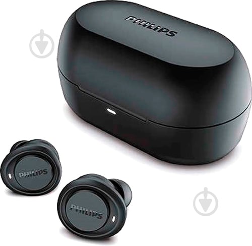 Наушники Philips True Wireless IPX4 black (TAT1215BK/10) - фото 5