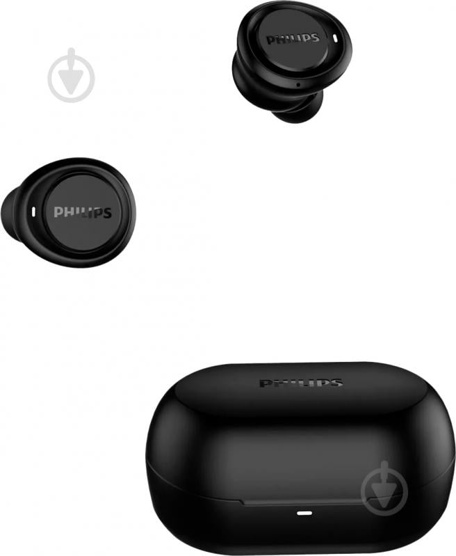 Наушники Philips True Wireless IPX4 black (TAT1215BK/10) - фото 4