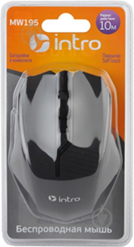 Мышь INTRO 25 Wireless MW195 black - фото 2