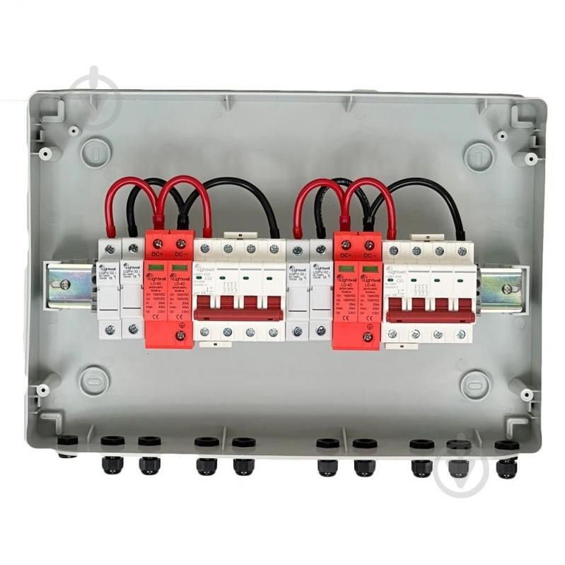 Коробка коммуникационная Lightwell солнечная PV распределительная LQX2/2DC1000VB1-1532-PG DC 1000В - фото 4 Коробка коммуникационная Lightwell солнечная PV распределительная LQX2/2DC1000VB1-1532-PG DC 1000В - фото 4