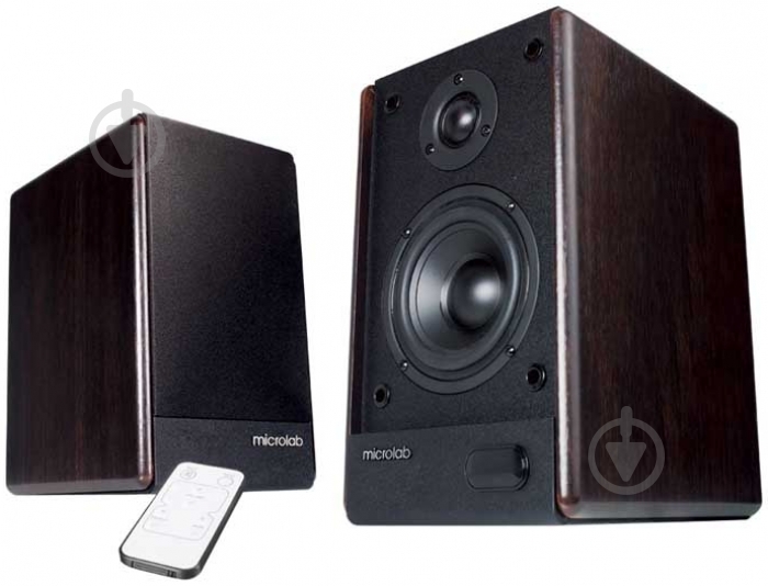 Акустическая система Microlab SOLO 4 (SOLO-4C) 2.0 black/brown - фото 1 Акустическая система Microlab SOLO 4 (SOLO-4C) 2.0 black/brown - фото 1
