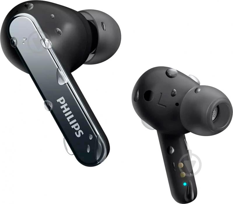 Наушники Philips TWS ANC Pro IPX5 Touch control Mic black (TAT5506BK/00) - фото 2