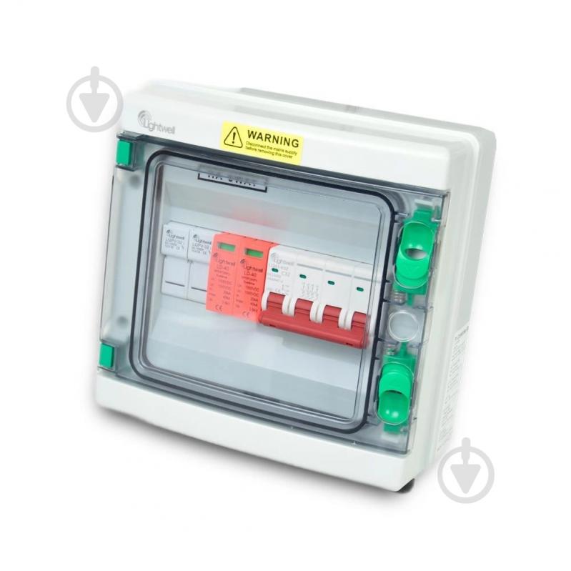 Коробка комунікаційна Lightwell сонячна PV розподільна LQX1/1DC1000VB1-1532-PG DC 1000В - фото 1 Коробка комунікаційна Lightwell сонячна PV розподільна LQX1/1DC1000VB1-1532-PG DC 1000В - фото 1
