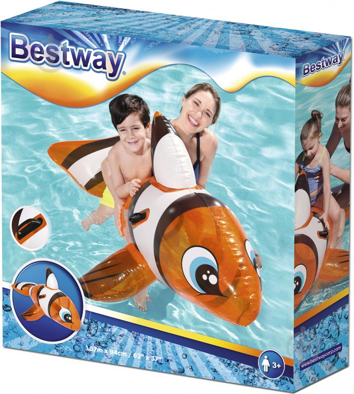 Игрушка надувная Bestway Надувная рыбка 157х94 см - фото 8