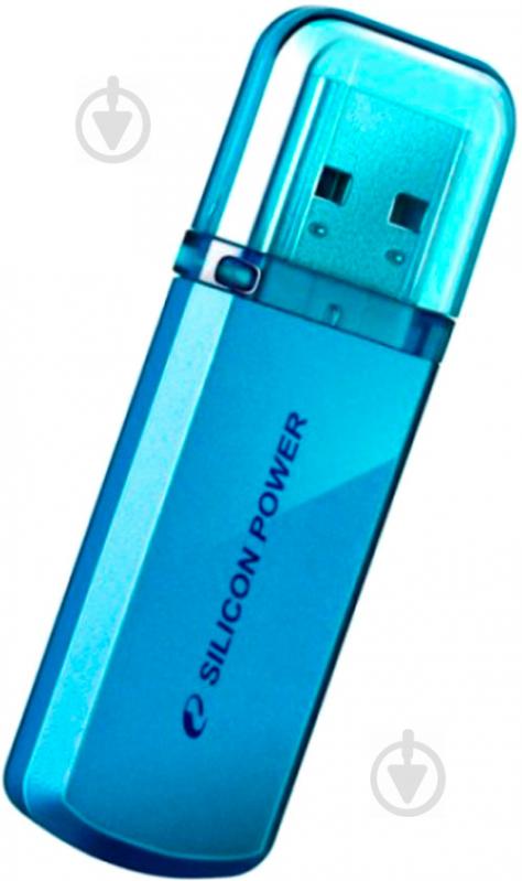 Флеш-пам'ять USB Transcend Helios 101 USB2.0 16 ГБ USB 2.0 blue (SP016GBUF2101V1B) - фото 2