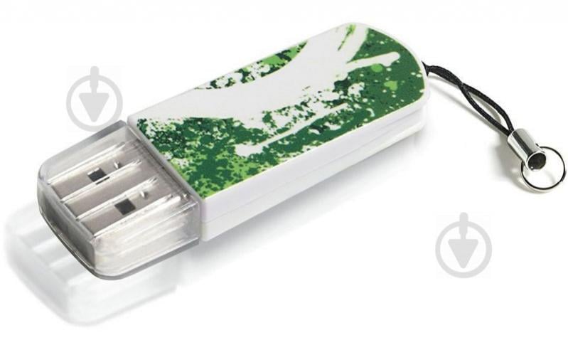 Флеш-память USB Transcend 16Gb Mini 16 ГБ USB 2.0 green (49413) - фото 1