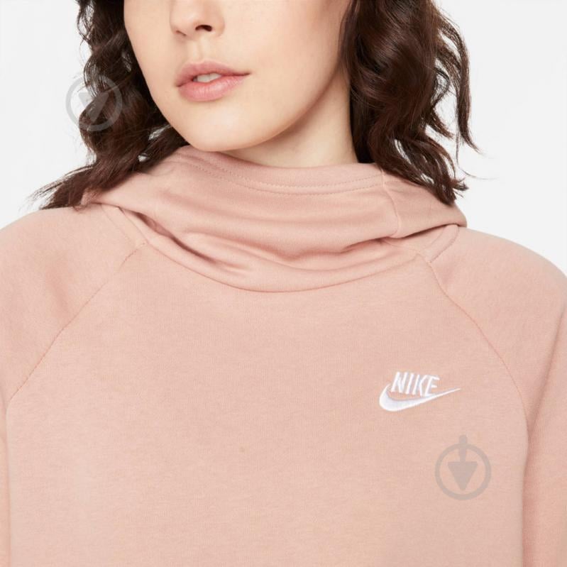 Джемпер Nike W NSW ESSNTL FLC FNL HOODIE BV4116-609 р. XS рожевий - фото 3