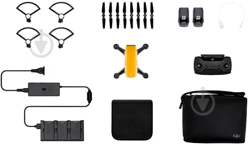 Квадрокоптер на р/у DJI Spark Fly More Combo Sunrice Yellow (EU) DJIC723262 - фото 7