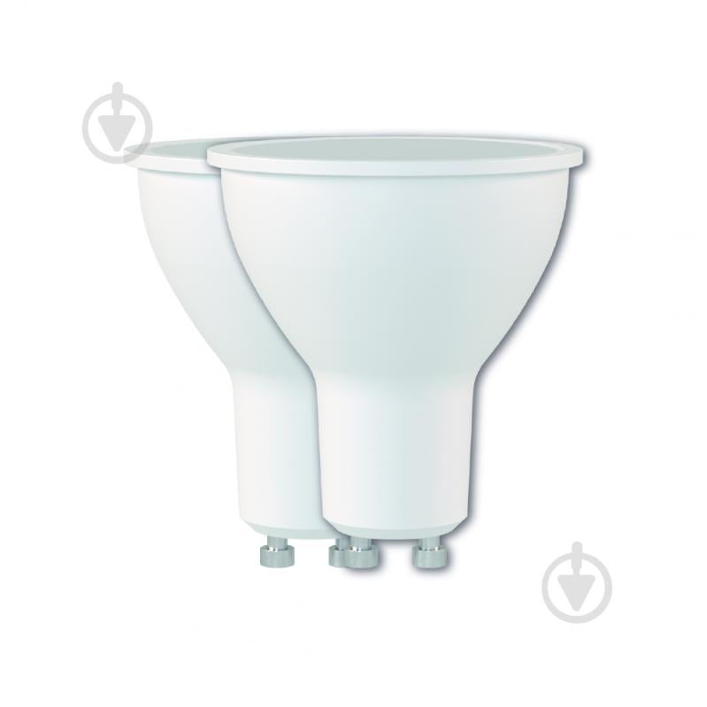 Лампа світлодіодна ULLATUS 720 Lm 2 шт./уп. 9 Вт MR16 GU10 220 В 4500 К - фото 1
