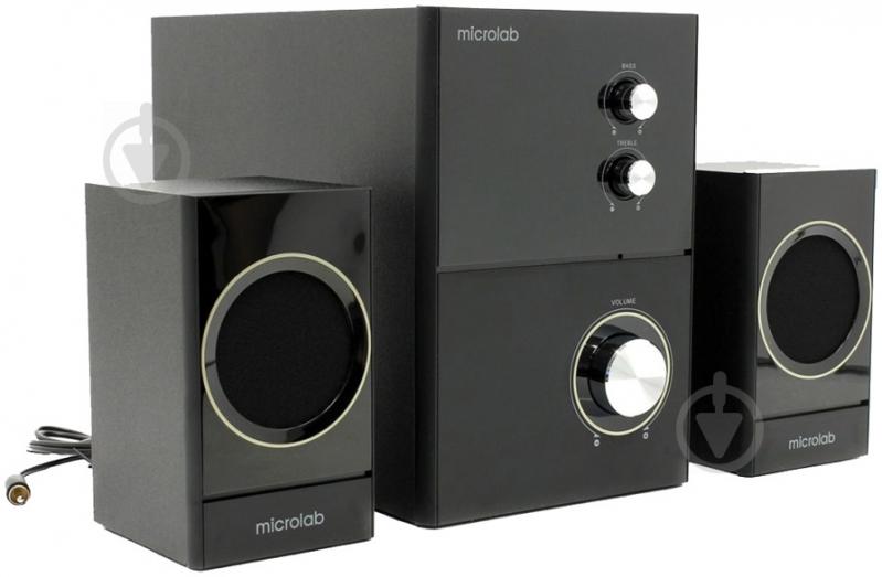 Акустическая система Microlab M-223 2.1 black - фото 1