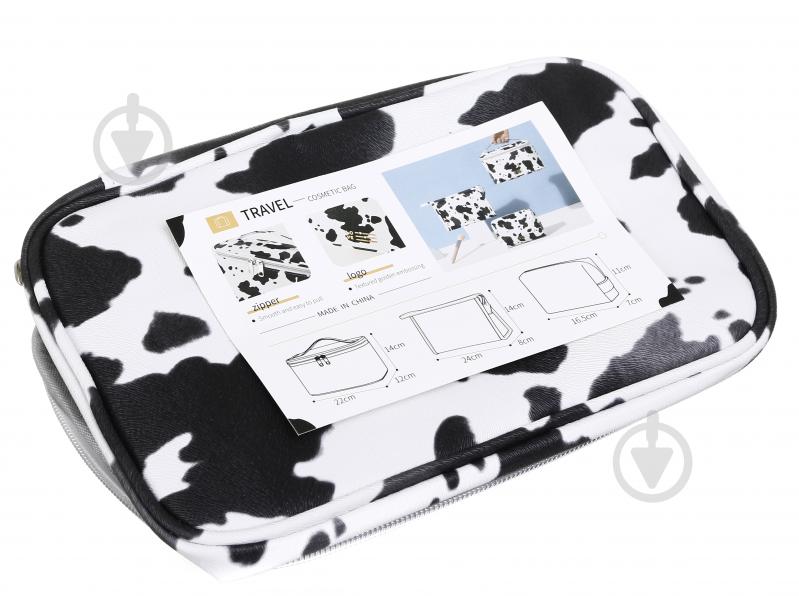 Косметичка Cow Spots 16.5х7х11 см PU RH115 - фото 4